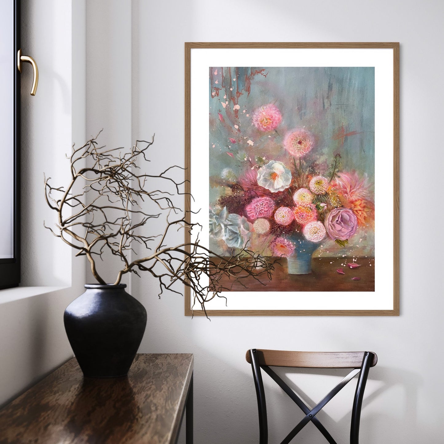 Floral Melody (Original On Paper)