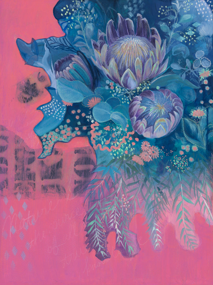 All The True Knowledge (Original On Canvas)