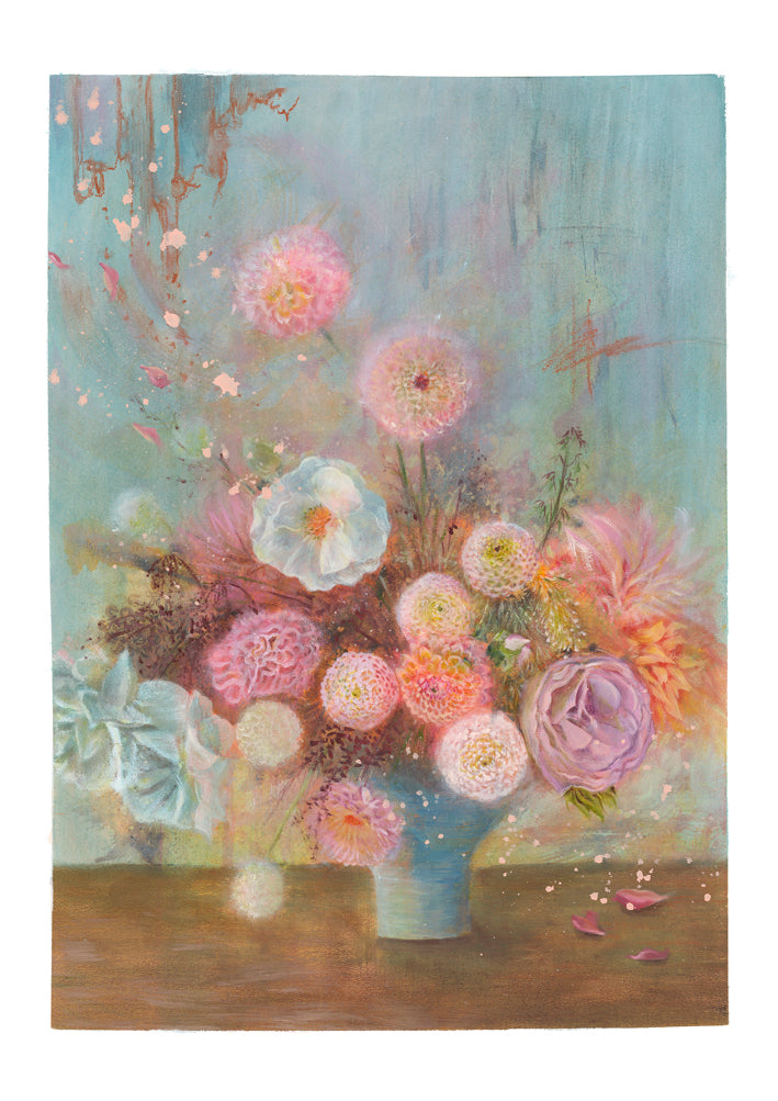 Floral Melody (Original On Paper)