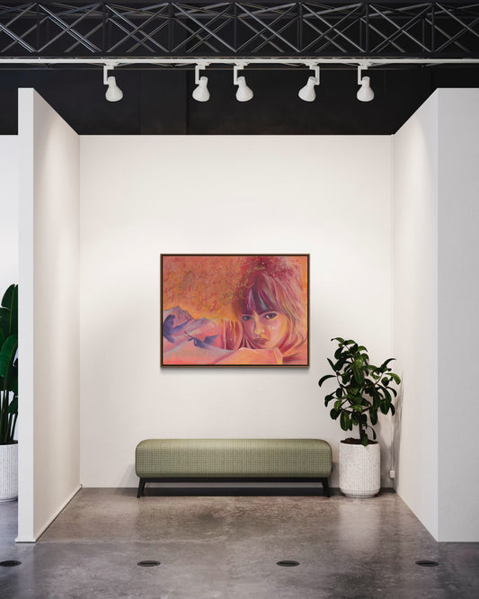 Freedome Reign - Contemporary Portrait Art Print (Canvas Print)