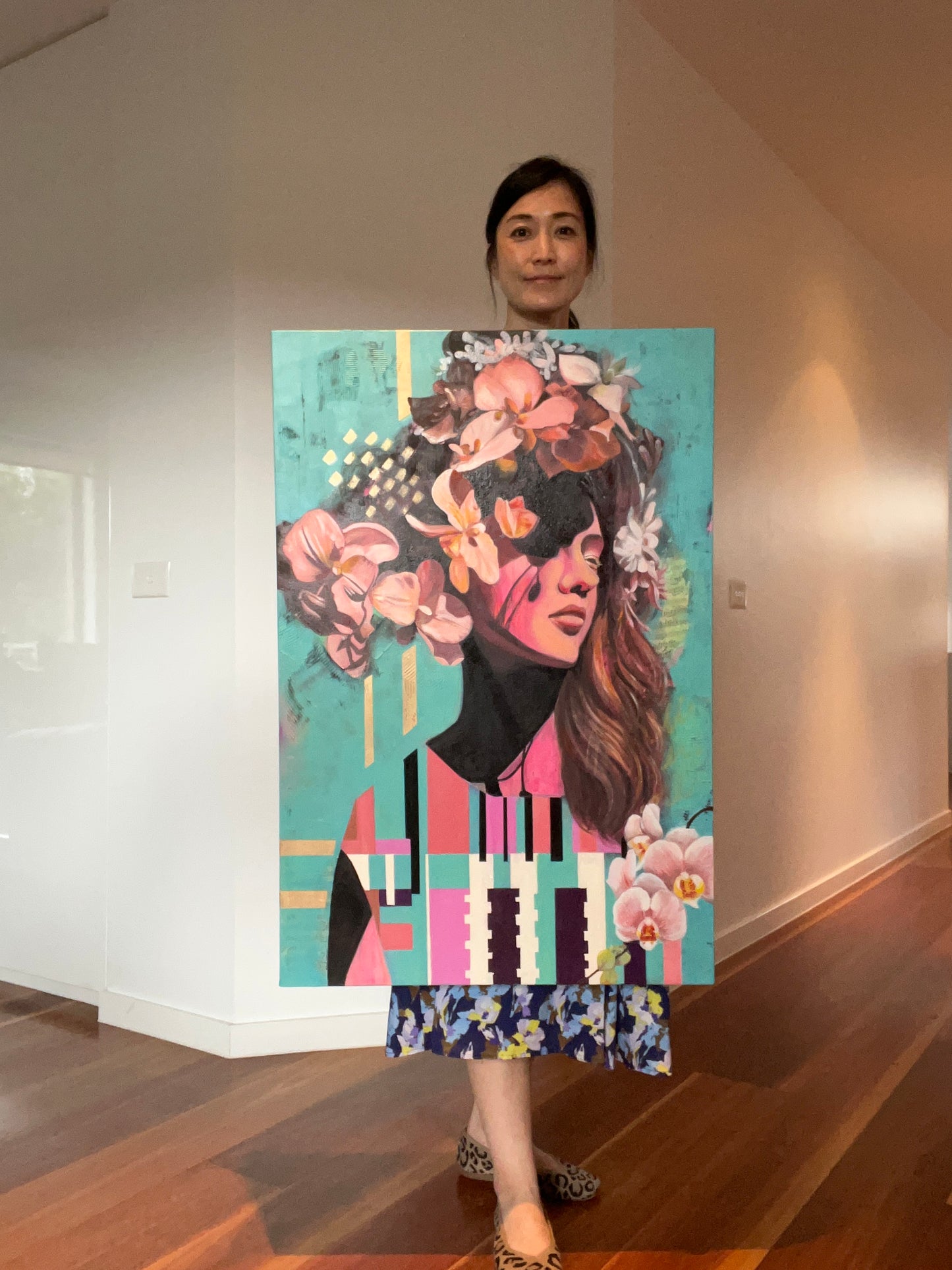 Music Is In Me (Original On Canvas)