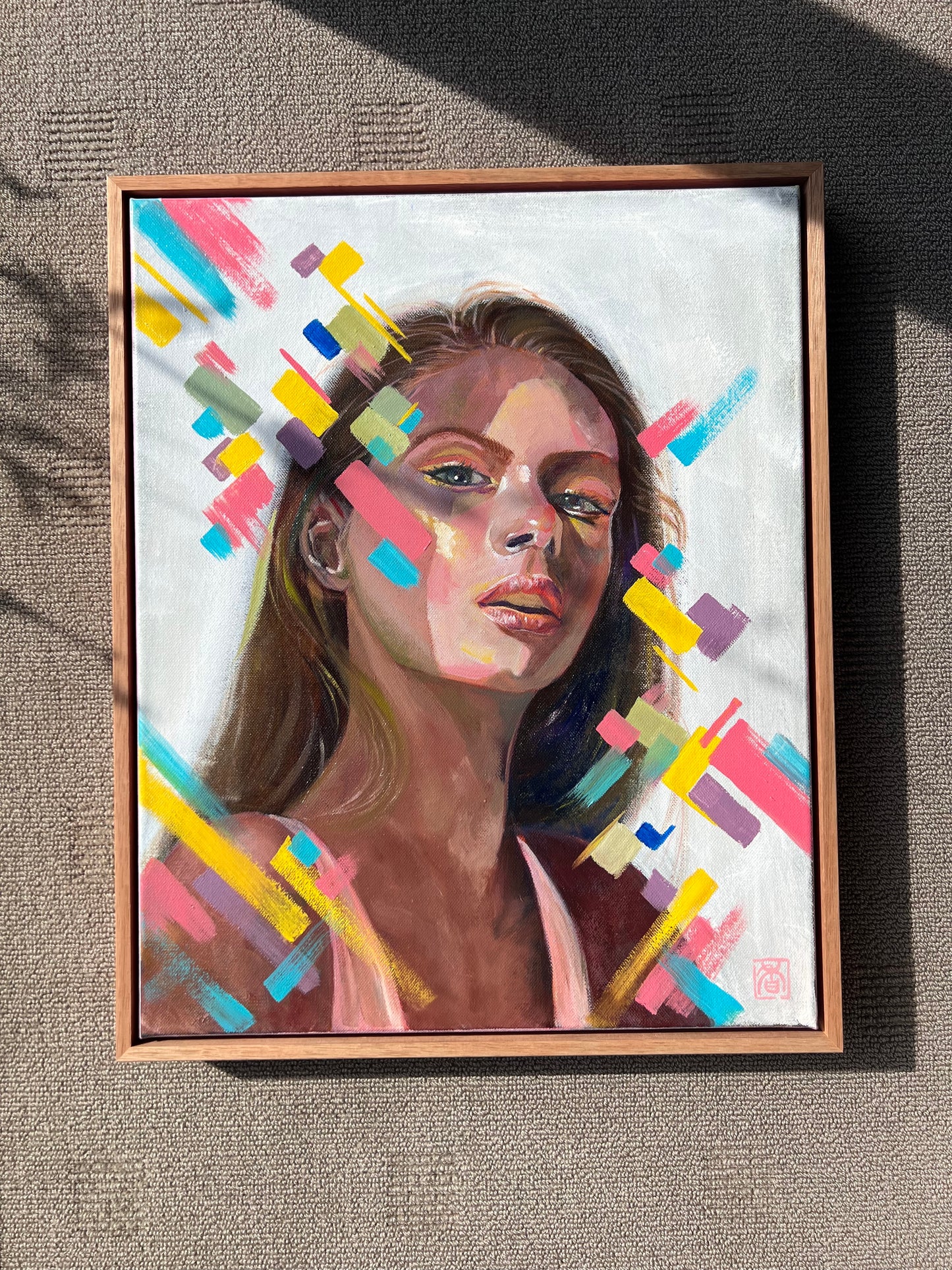 Vivid Gaze (Original On Canvas)