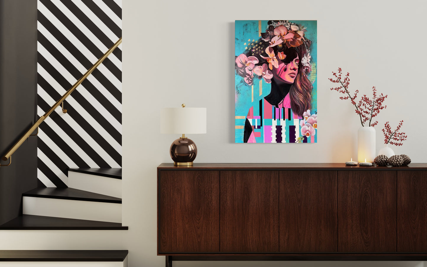 Music Is In Me (Original On Canvas)