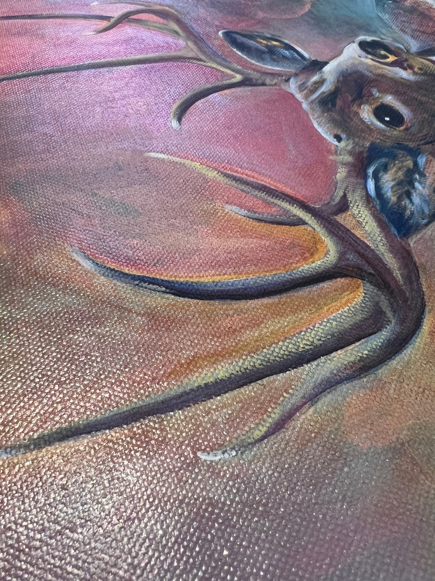 Golden Grace (Original On Canvas)