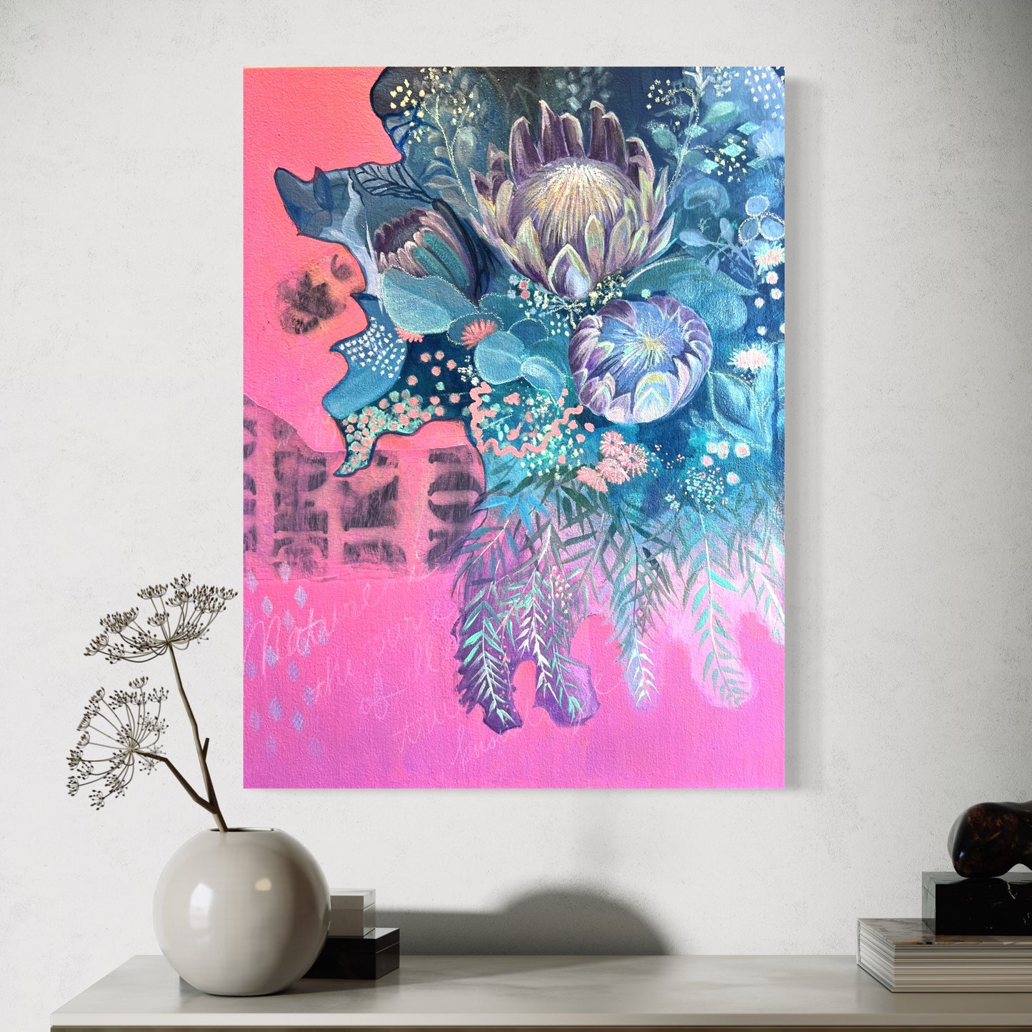 All The True Knowledge (Original On Canvas)