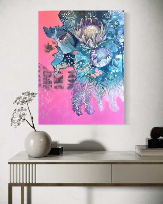 All The True Knowledge (Original On Canvas)