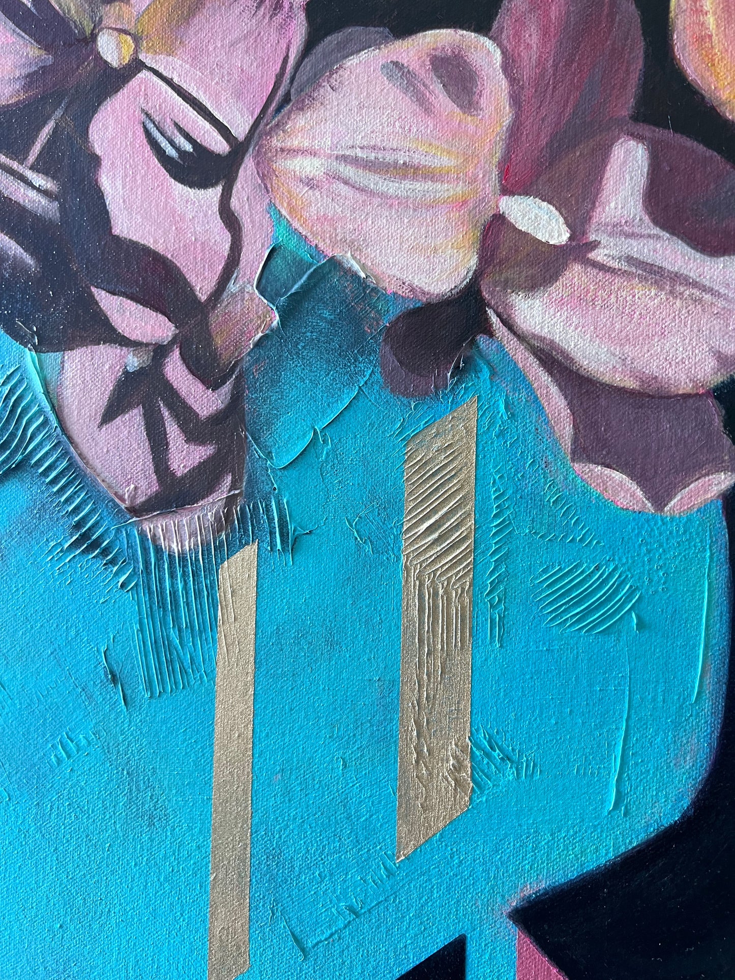 Music Is In Me (Original On Canvas)