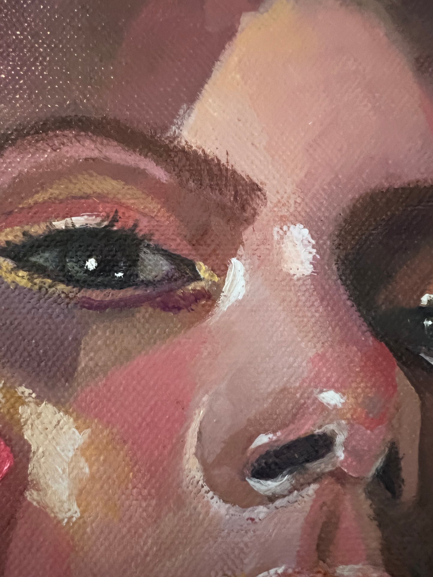 Vivid Gaze (Original On Canvas)
