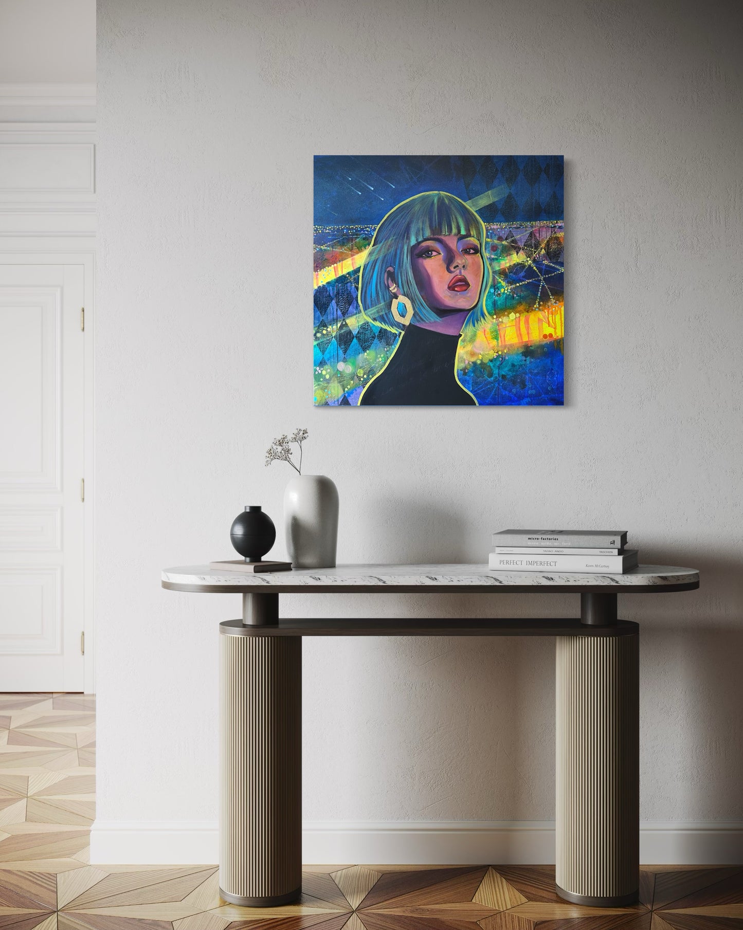 Paris Nocturne (Canvas Print)