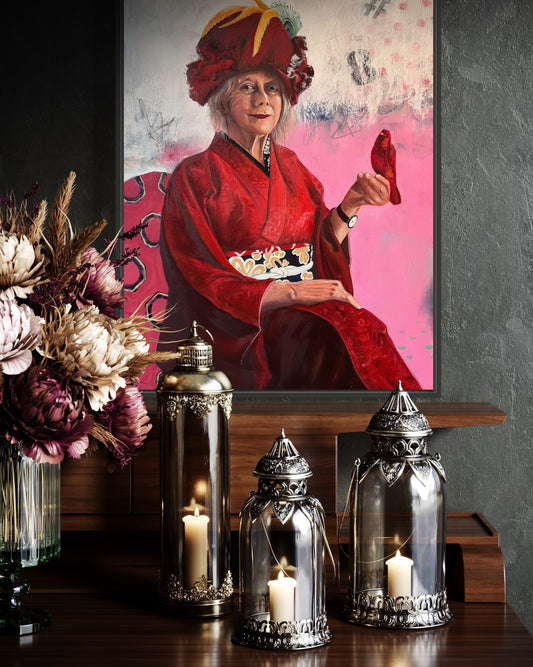 Beyond the Boundary: Zoe (Original On Canvas)