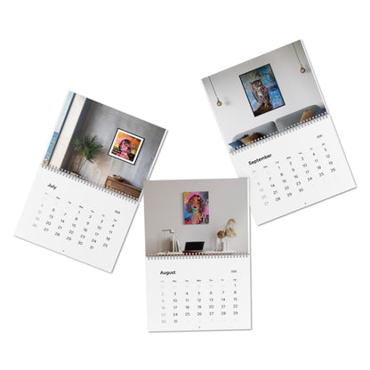2026 Art Wall Calendar — Monthly Photo Calendar with Kaori Lockwood Art