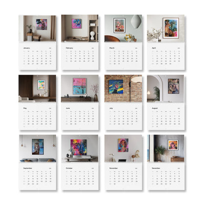 2026 Art Wall Calendar — Monthly Photo Calendar with Kaori Lockwood Art