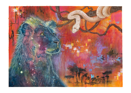 Celestial Connection (Canvas Print)
