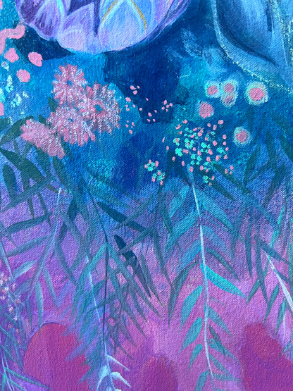 All The True Knowledge (Original On Canvas)