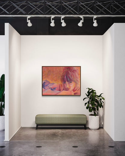 Freedome Reign - Contemporary Portrait Art Print (Canvas Print)