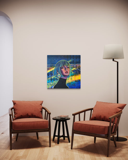 Paris Nocturne (Canvas Print)