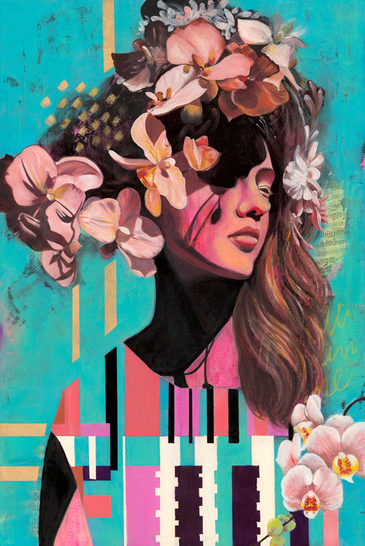 Music Is In Me (Canvas Print)