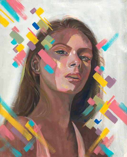 Vivid Gaze (Canvas Print)