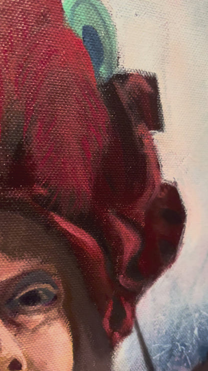 Beyond the Boundary: Zoe (Original On Canvas)
