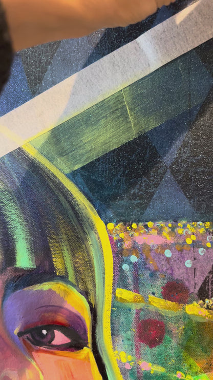 Paris Nocturne (Original On Canvas)
